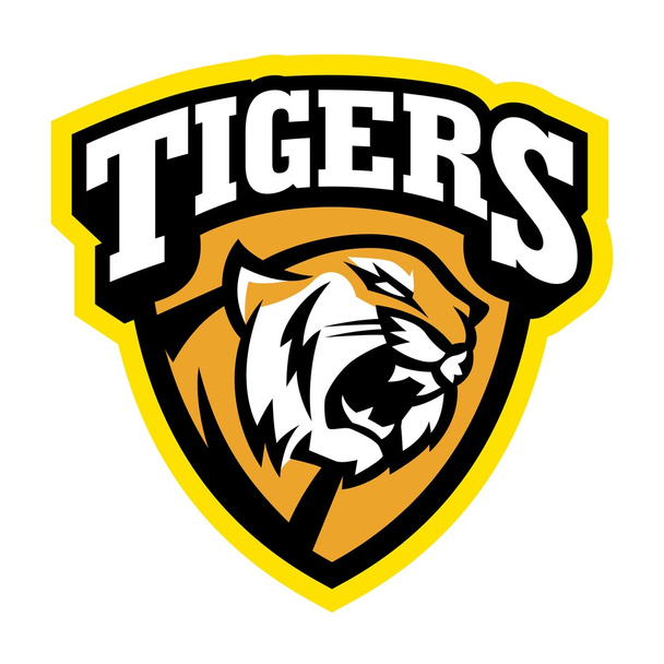 Tiger Logo şablonu - Vektör, Görsel