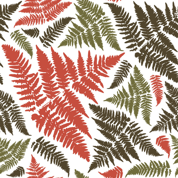Autumn forest seamless pattern - Vector, Image