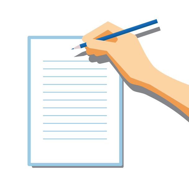 Document Signing Hand - Vector, Image