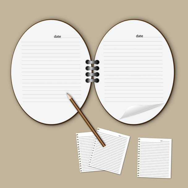 blank paper - Vector, Image