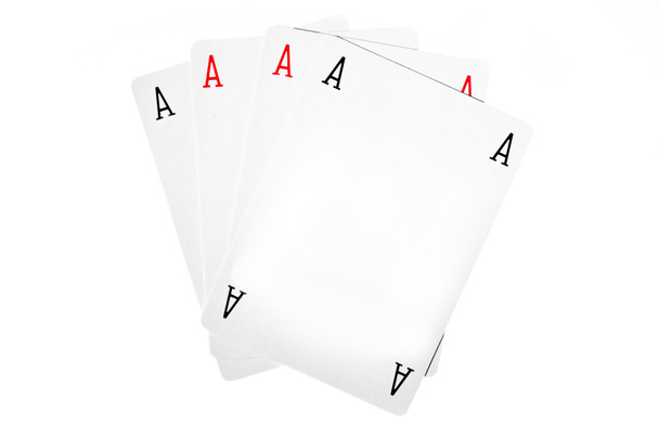 χαρτιά του πόκερ άδειο - Φωτογραφία, εικόνα