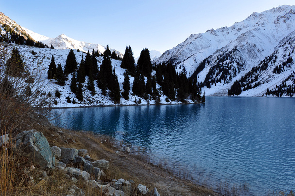 horské jezero - Fotografie, Obrázek