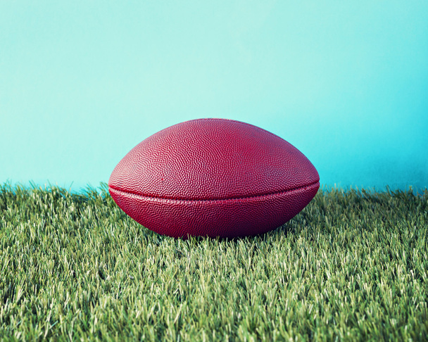 Football over grass - Foto, imagen