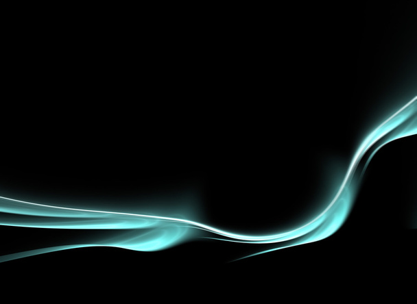 Блакитна хвиля фрактального компонування
 - Фото, зображення