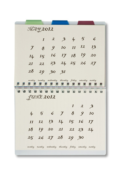 2012 年カレンダー - 写真・画像