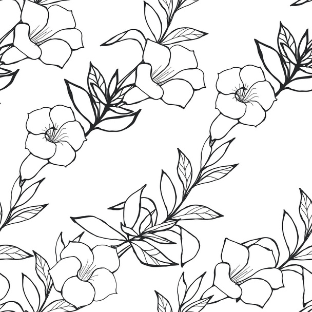 seamless floral pattern - Wektor, obraz