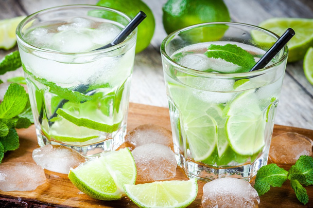 two cold mojitos cocktail - Photo, Image
