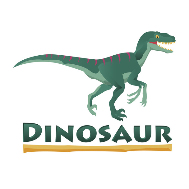velociraptor dinossauro. Vector Design EPS
 - Vetor, Imagem