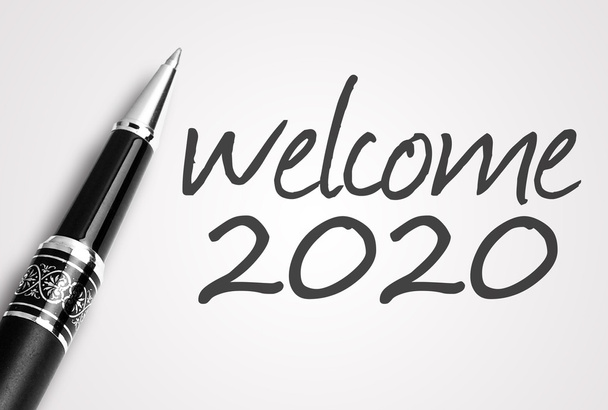 Pen scrive 2020 benvenuto su carta
 - Foto, immagini