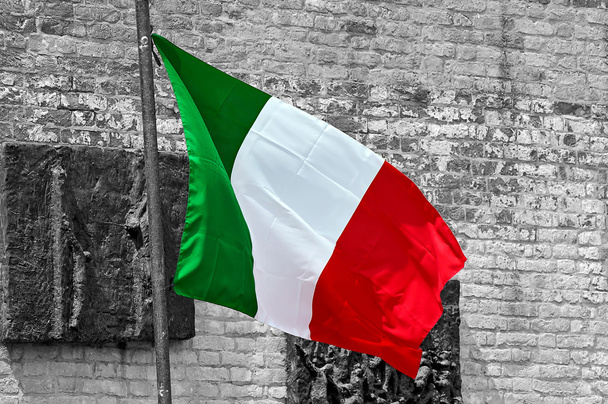 Olaszország lobogója - Fotó, kép