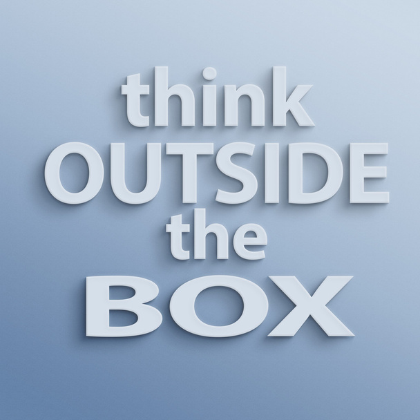 think outside the box - Photo, Image