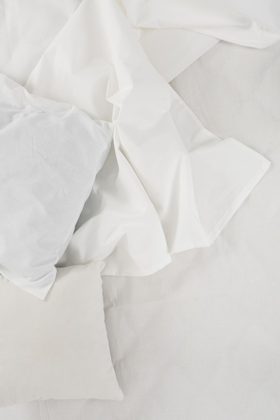 witte linnen doek - Foto, afbeelding