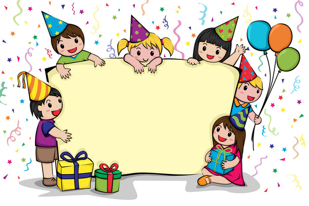 Birthday party invitation - Vector, Image