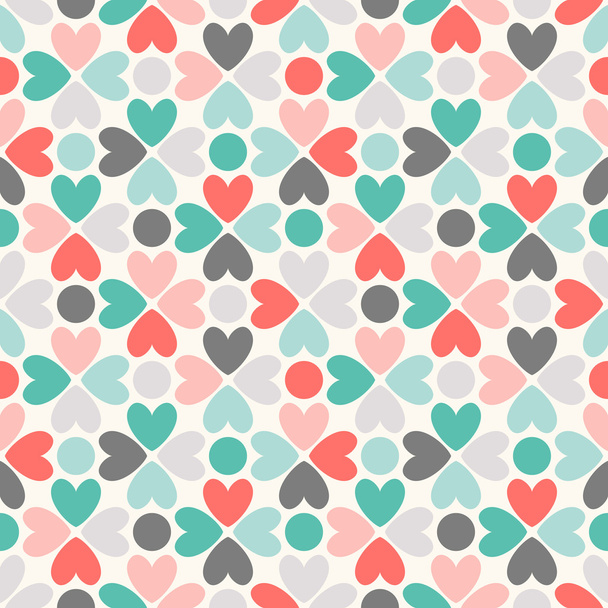 Floral  seamless pattern. Red, green, black and white - Foto, Imagem