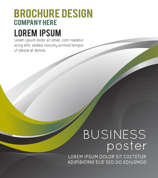 Professional business design layout template or corporate banner - Vector, Image