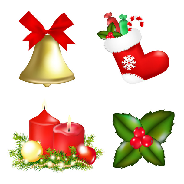 Iconos de Navidad - Vector, imagen