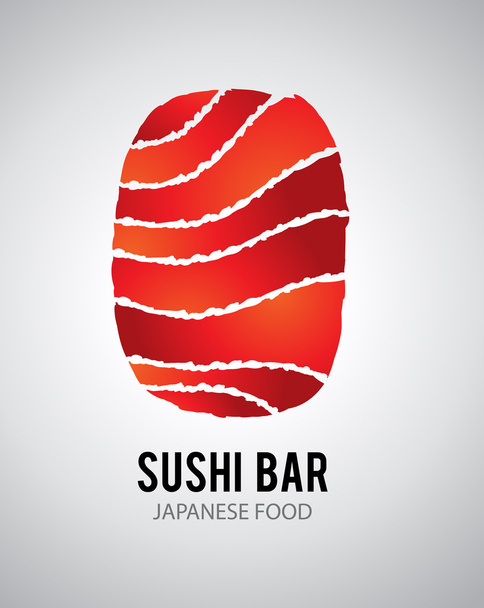 Sushi menu design template background - Vettoriali, immagini