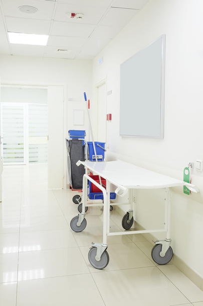 Interior of a modern hospital corridor - Foto, Imagem