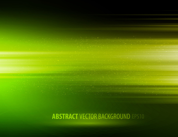 vector abstract horizontal energy design against dark background - Vector, afbeelding