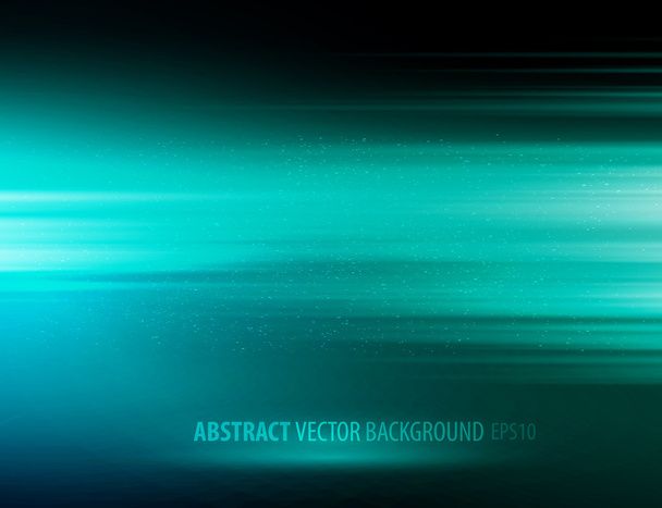 vector abstract horizontal energy design against dark background - Vector, Image