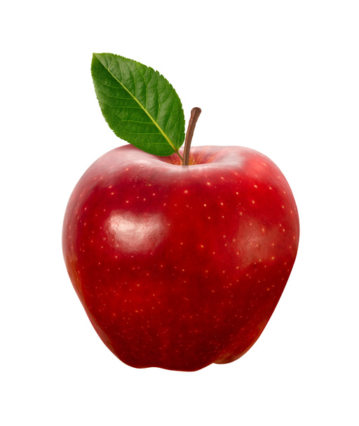 Apfel isoliert mit einem Schneideweg - Foto, Bild