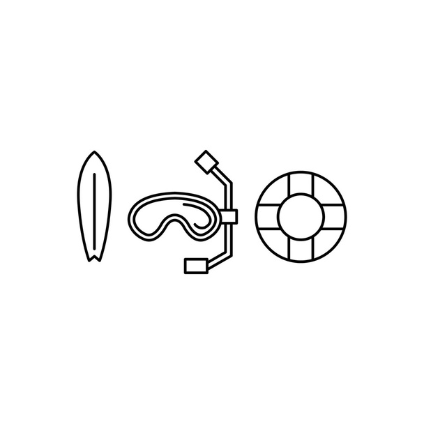 Yaz Logo şablonu - Vektör, Görsel