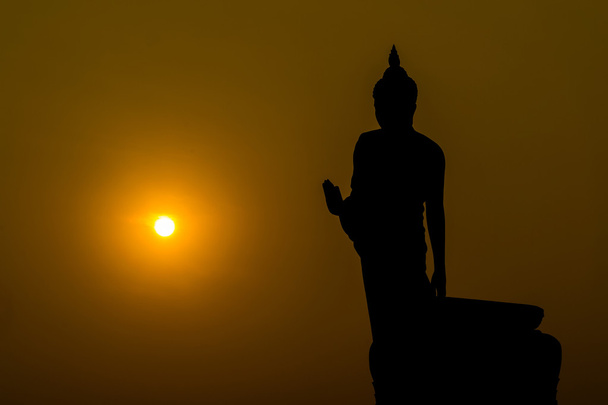 Buda silhueta
 - Foto, Imagem