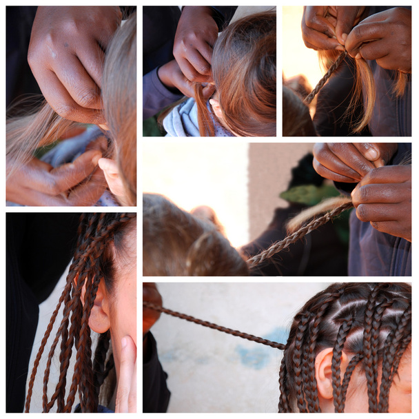 Peinado africano
 - Foto, Imagen