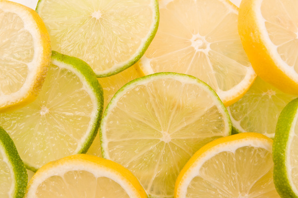 Lemon and lime slices - Foto, Bild