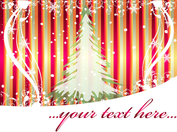 Strip background with christmas trees. - Vettoriali, immagini