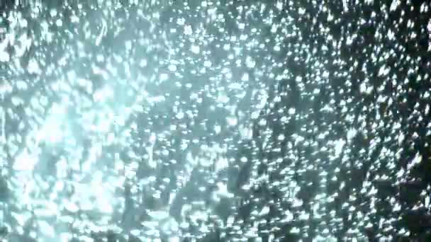Veelkleurige waterdruppels roterende - Video