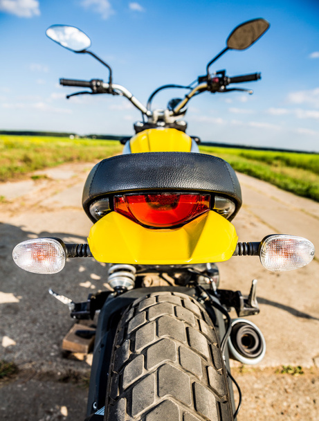 Motorcycle on the road - Фото, изображение