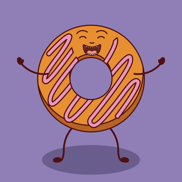 design de loja de donuts
  - Vetor, Imagem