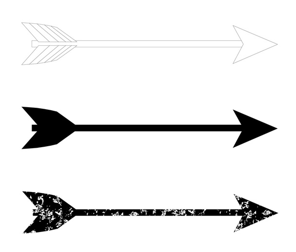 弓の矢印 - ベクター画像