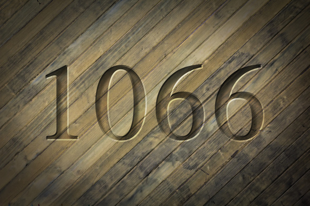 Año histórico grabado 1066
 - Foto, Imagen