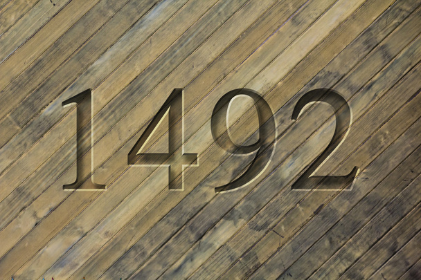 Año histórico grabado 1492
 - Foto, imagen
