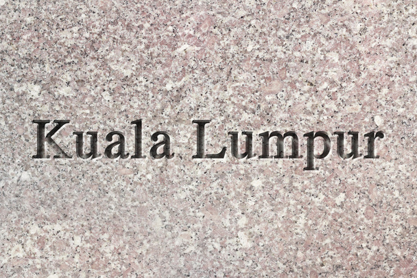 Ville gravée Kuala Lumpur
 - Photo, image