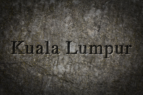 Ciudad grabada Kuala Lumpur
 - Foto, Imagen
