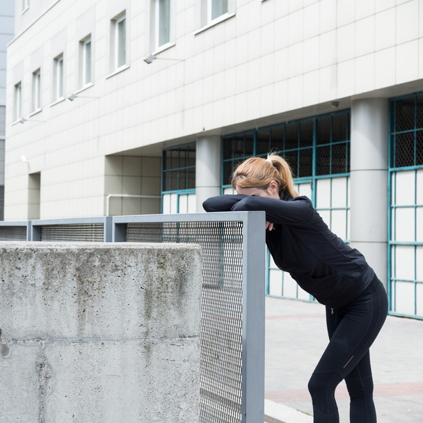 Pihenő után jogging nő - Fotó, kép