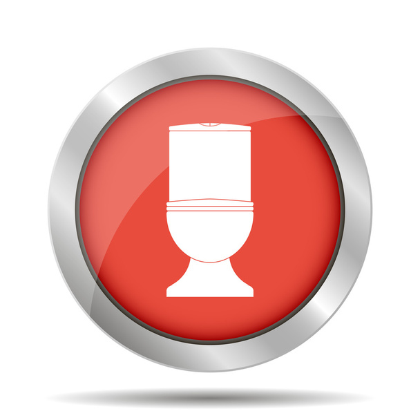 Toilet icon - Vector, imagen