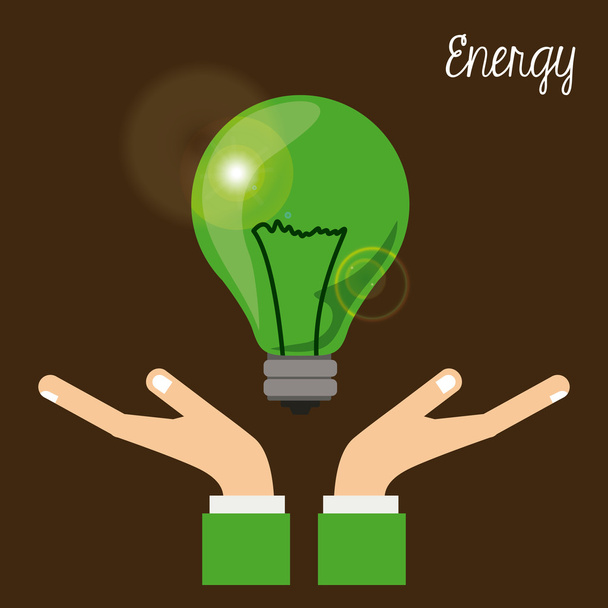 energia-megtakaritás  - Vektor, kép