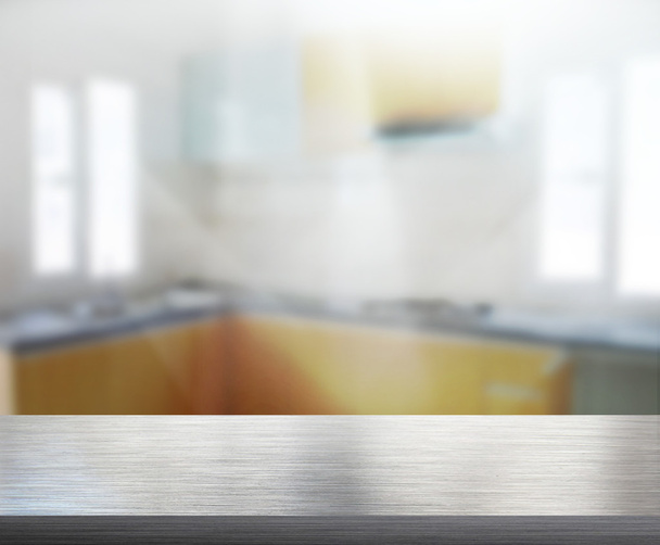 Table Top And Blur Interior Background - Foto, afbeelding