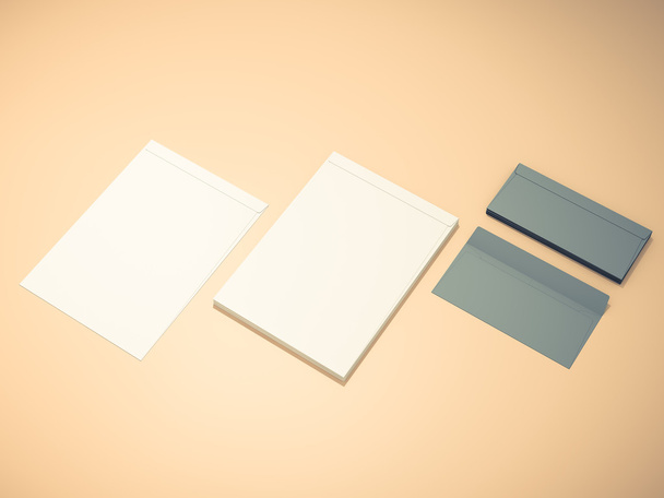 Corporate identity template design stationery - Foto, afbeelding