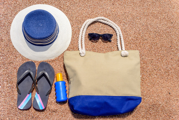All you need for a summer vacation at the beach - Photo, Image