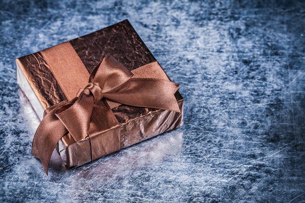 Packed present with tied bow - Photo, image