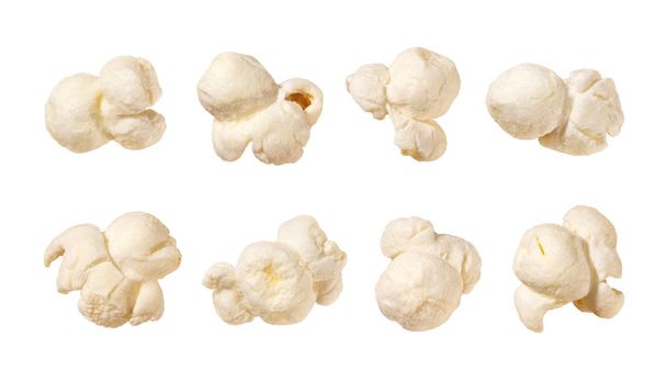 Popcorn isolated on white - Photo, Image