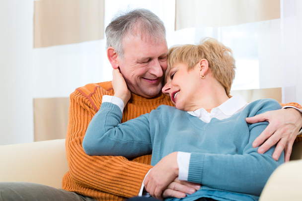 Seniors at home still in love after all those years - Photo, Image