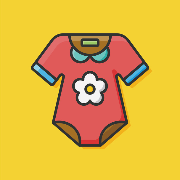 baby clothes icon - Vector, Image