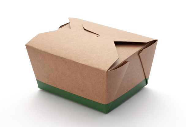 Take-Out Box isolated on white - Photo, Image