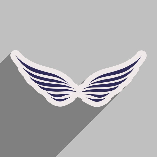 elegáns egy sas szárnyait - Vektor, kép